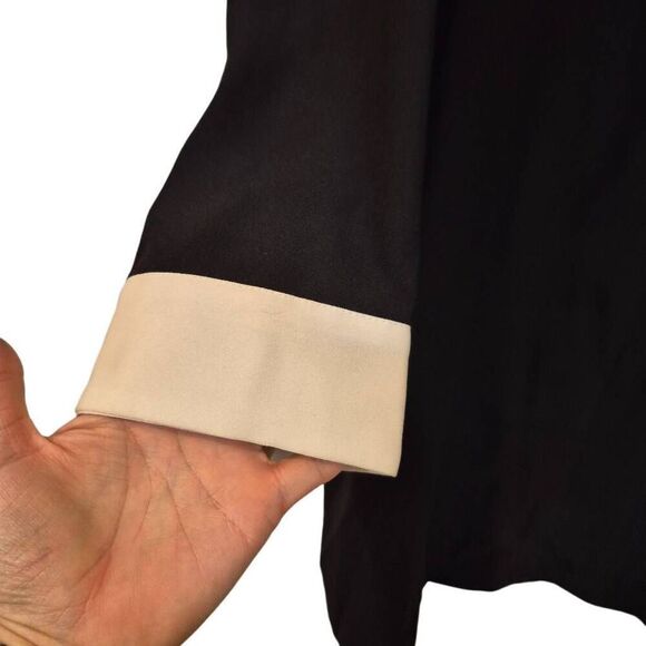 Victoria Beckham for Target Women's Black Polyester White Collared Bunny Dress - Picture 10 of 12